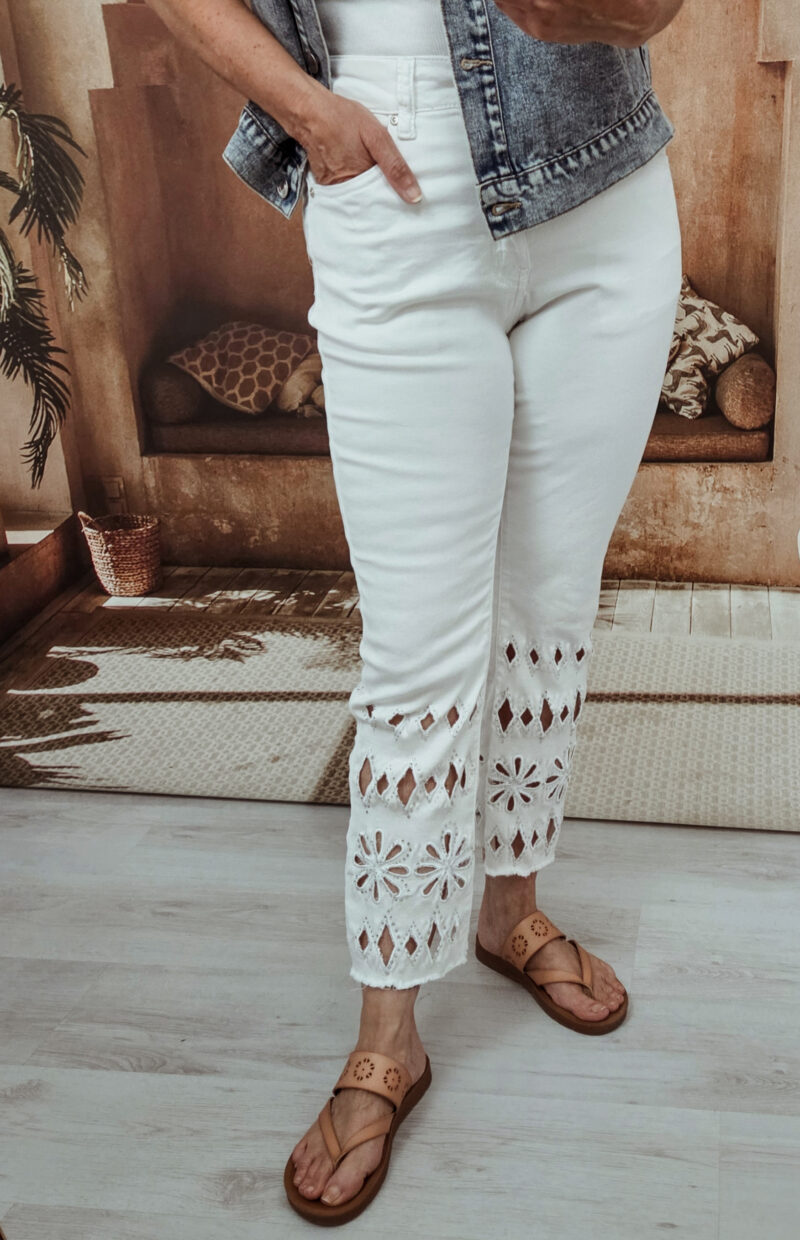 Detailed jeans wit
