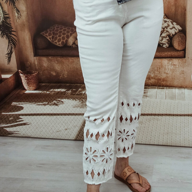 Detailed jeans wit