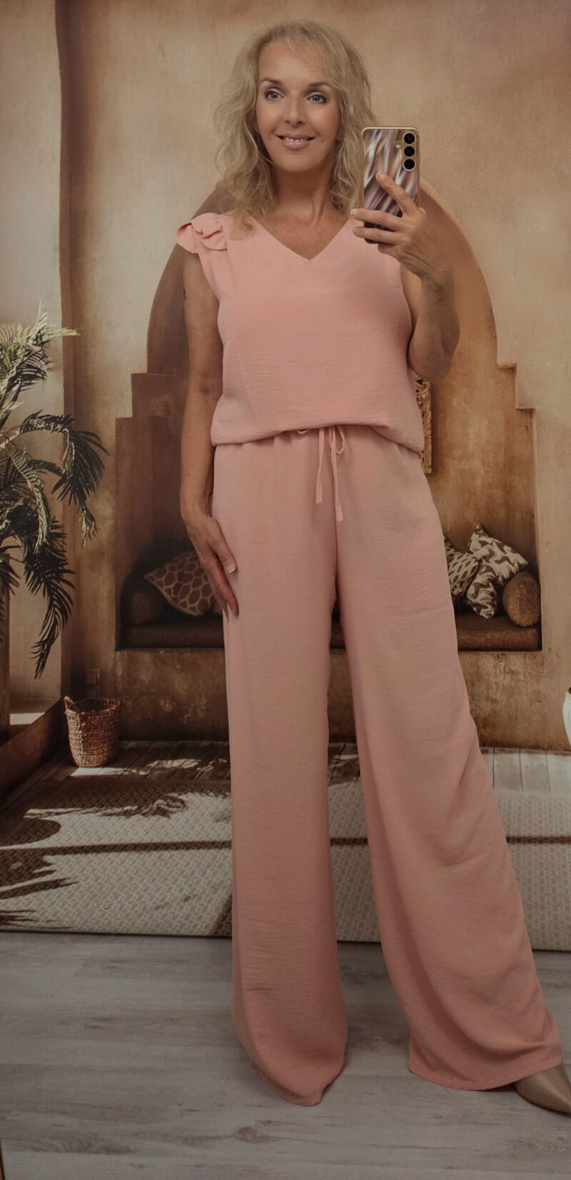 Tweedelige set pink
