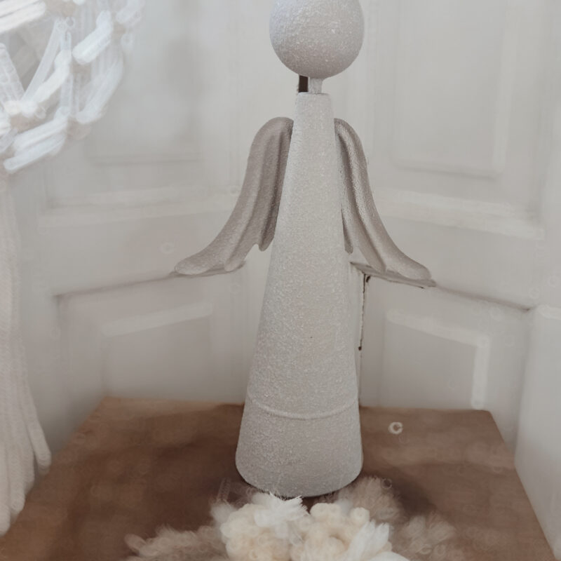 Frosted Engel kandelaar